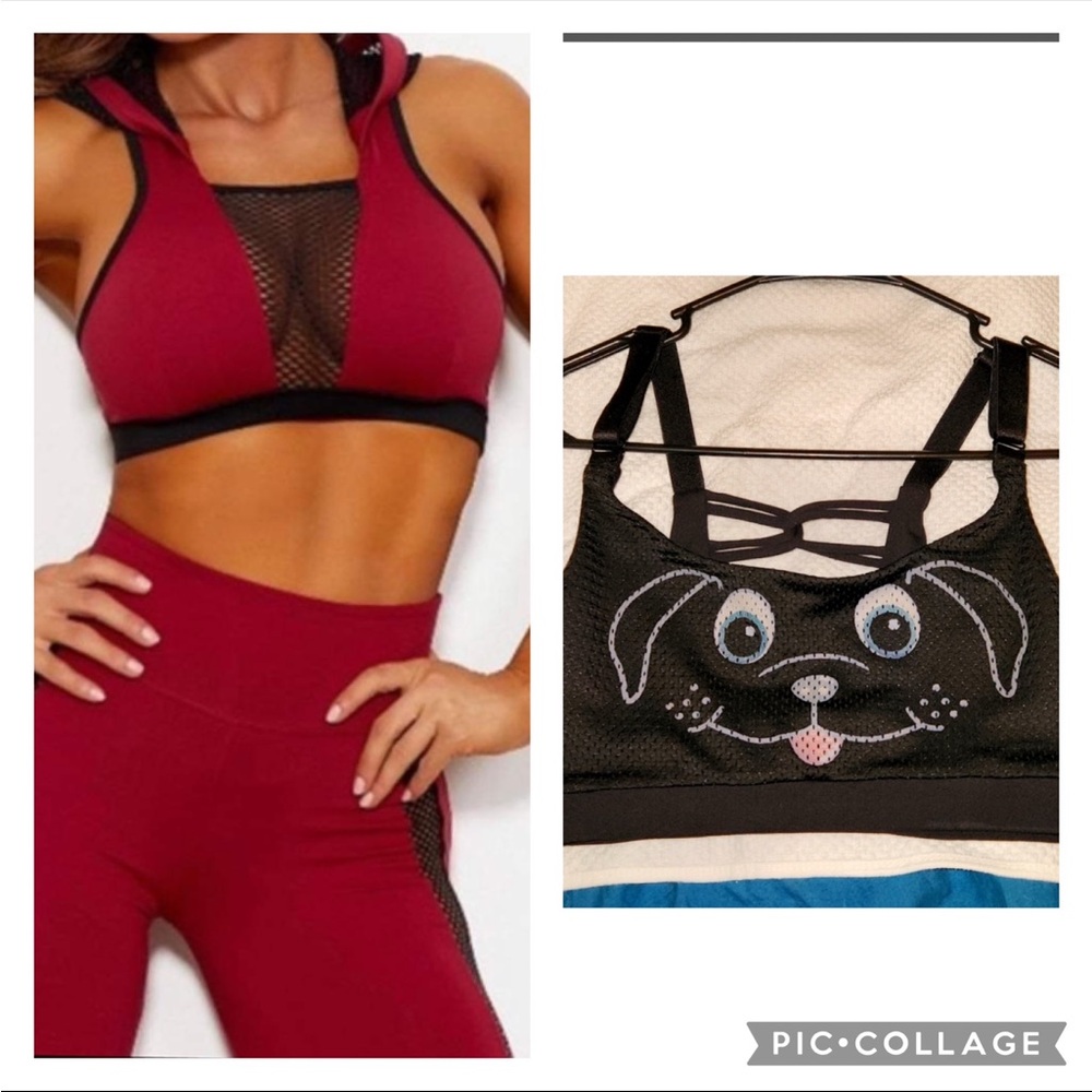 ISO Bombshell Sportswear Mohawk Bra and Puppy Bra